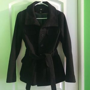 Black coat from H&M